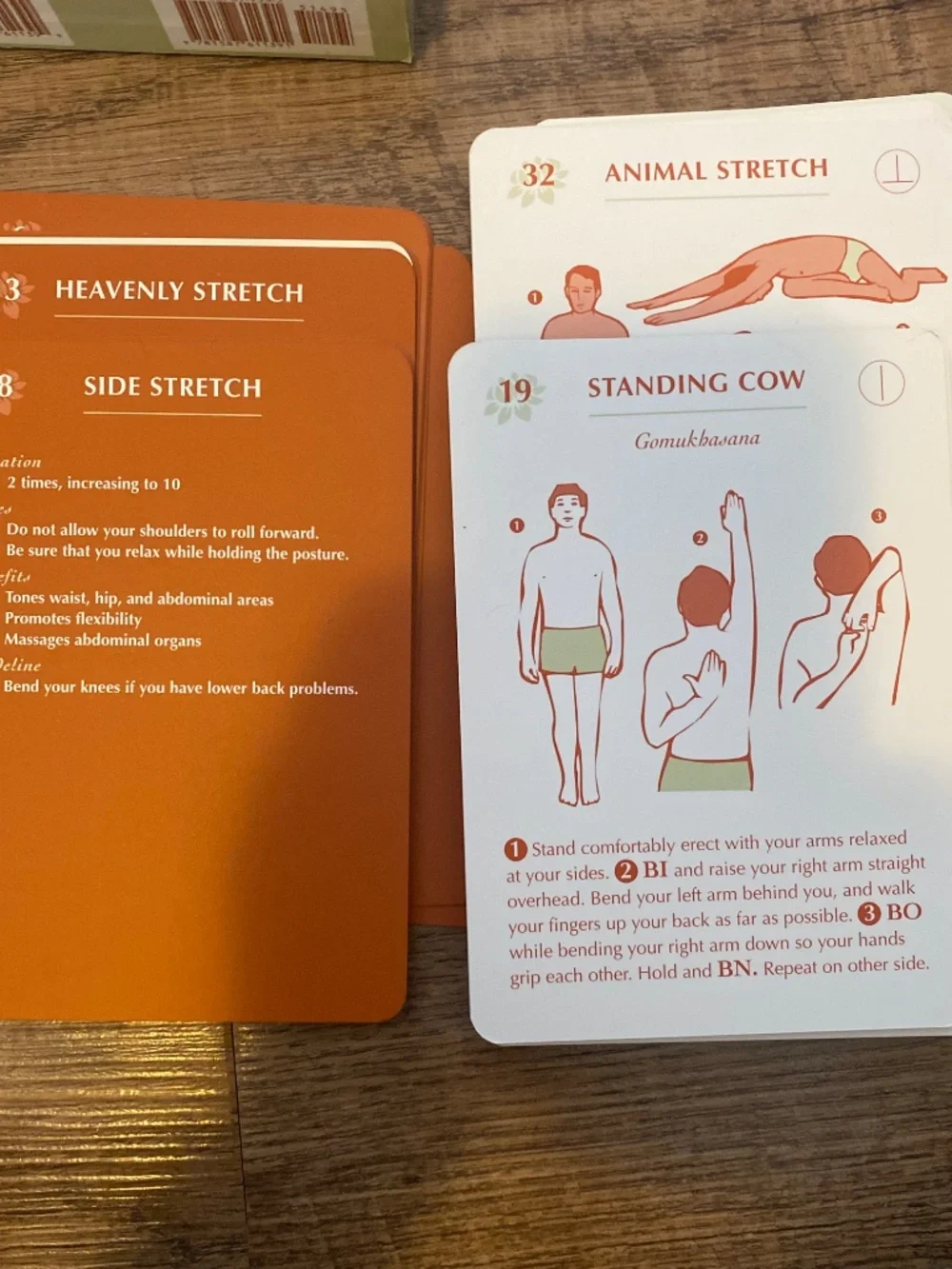 vintage set of Yoga Cards: An Easy Way to Learn Yoga by Loretta McArthur and Tim - Picture 4 of 16